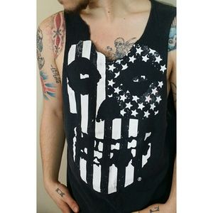 Rare vintage Misfits distressed rocker muscle tank